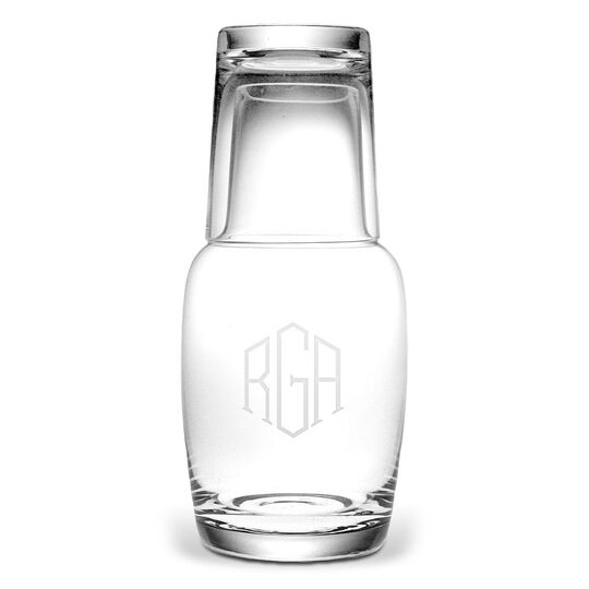 Monogrammed 32oz. Night Bottle Set